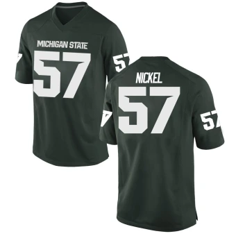 Men's Michigan State Spartans Mason Nickel Football Jersey - Game Green