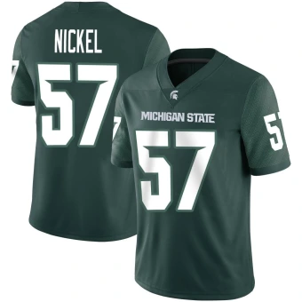 Men's Michigan State Spartans Mason Nickel Football Jersey - Game Green