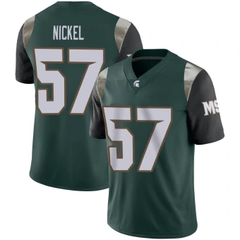 Men's Michigan State Spartans Mason Nickel Football Jersey - Limited Green