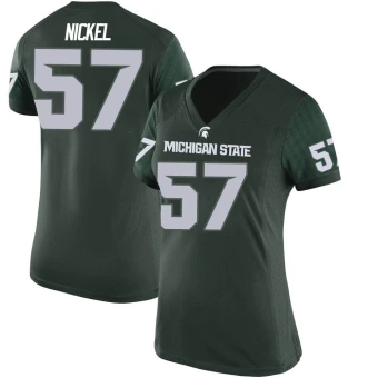 Women's Michigan State Spartans Mason Nickel Football Jersey - Game Green